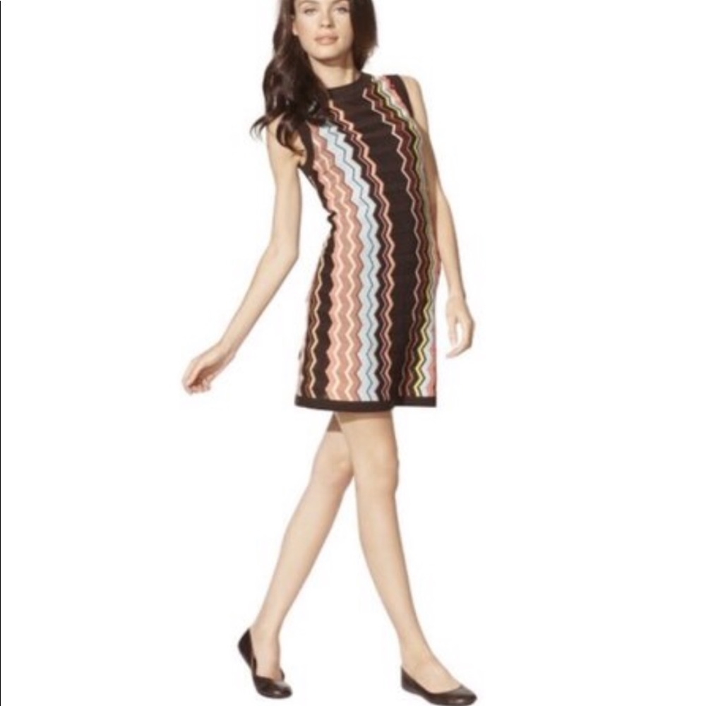 Missoni Target chevron sleeveless sweater dress